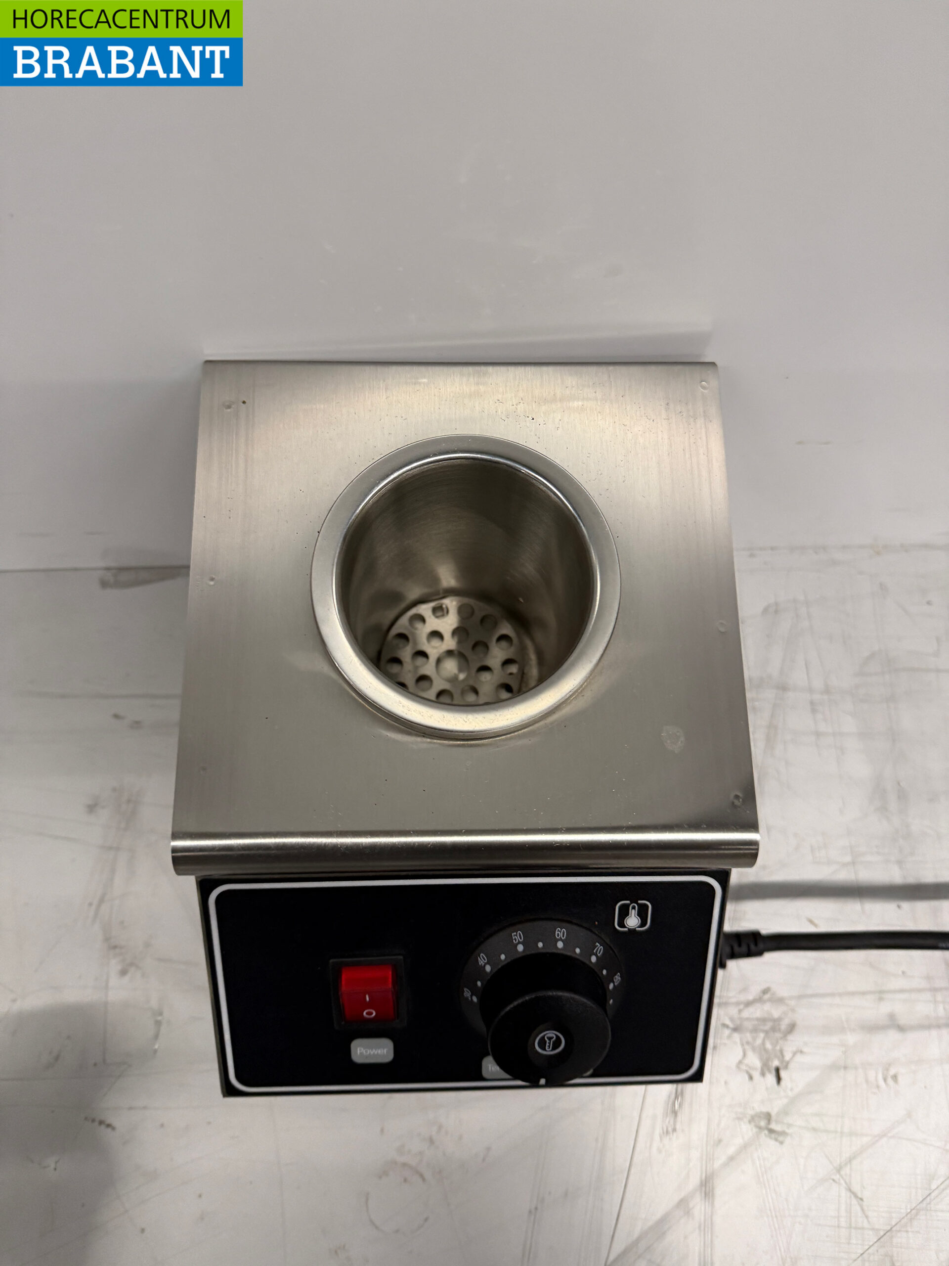 Edelstahl Soßenwärmer Flaschenwärmer 1 x 950 ml Schokolade Käse Marmelade Whiskey 230V Horeca – Bild 4