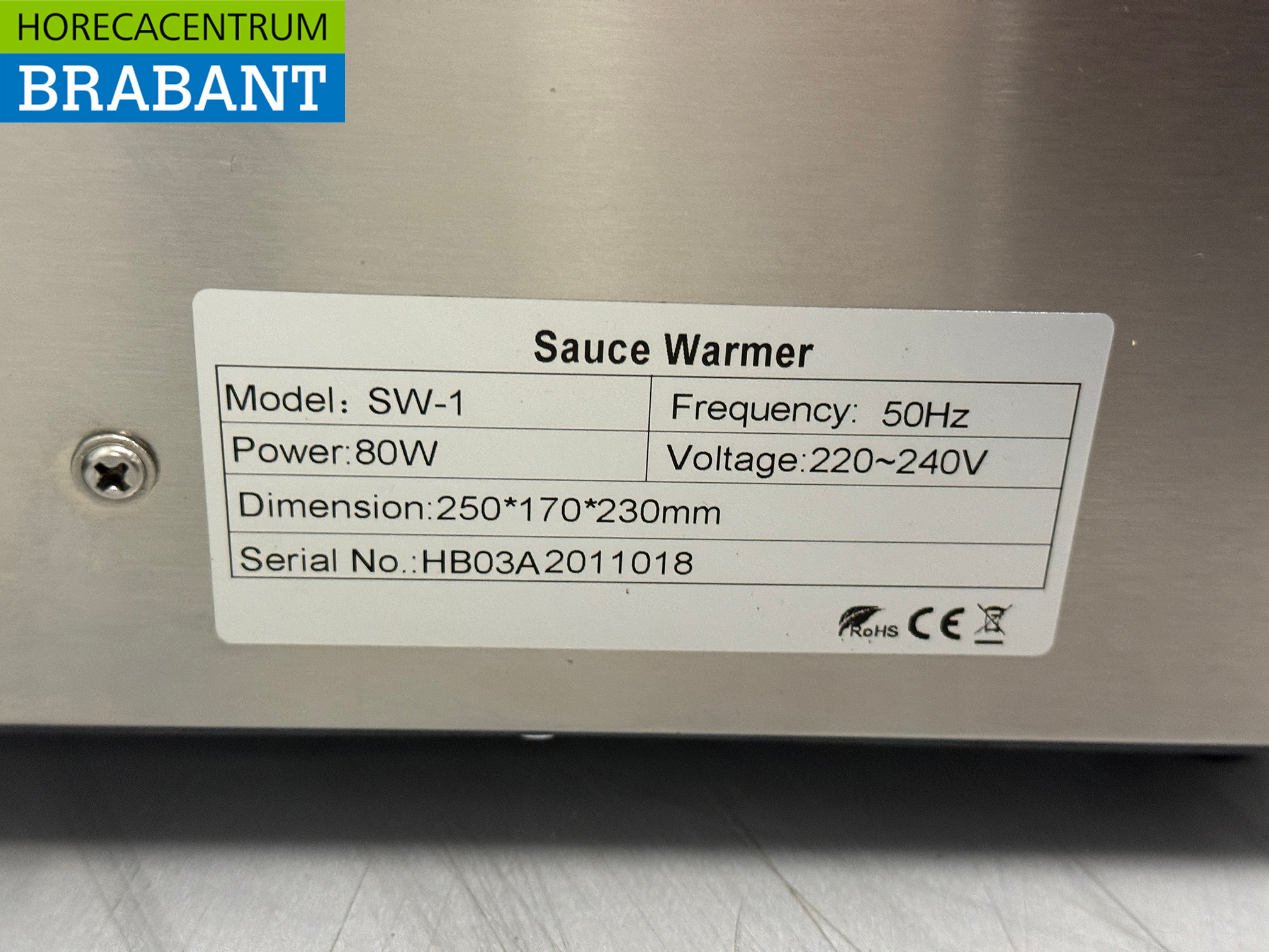 Edelstahl Soßenwärmer Flaschenwärmer 1 x 950 ml Schokolade Käse Marmelade Whiskey 230V Horeca – Bild 5