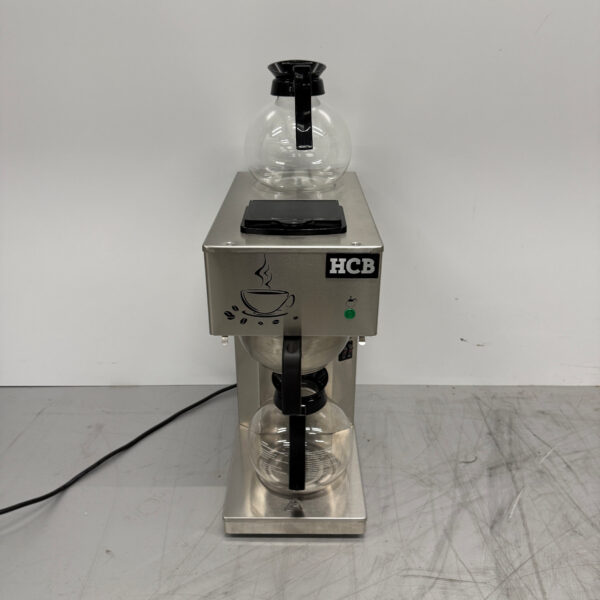 HCB Edelstahl Kaffeemaschine Kaffeemaschine mit 2 Kannen 1,8 Liter 230V Horeca