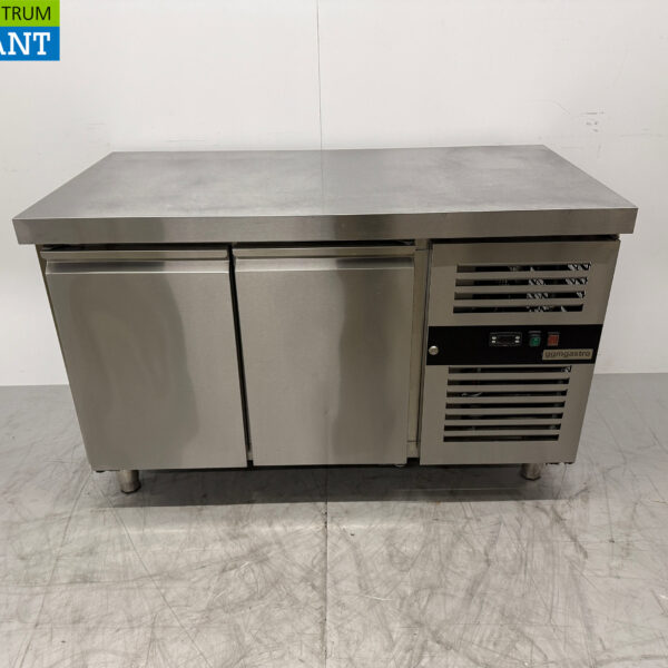 Edelstahl Gefrierschrank Werkbank 2 Türen 136 cm 230V Horeca