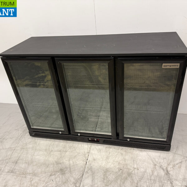 Bar-Kühlschrank 3 Glas-Falttüren 320 Liter 133,5 cm 230V Horeca