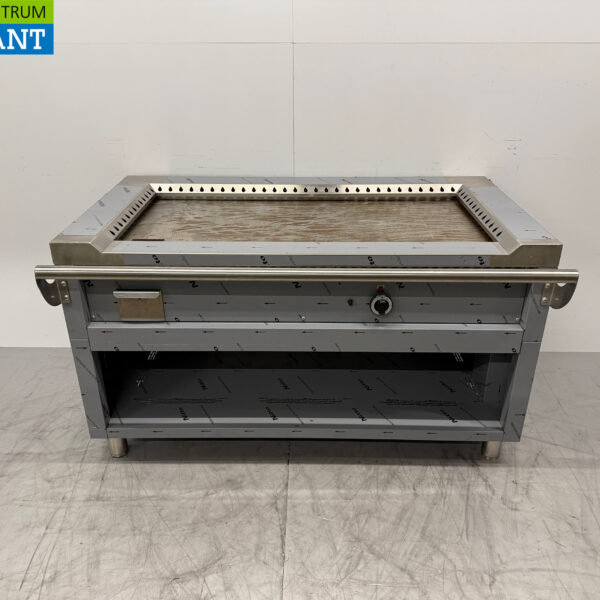 Edelstahl Teppanyaki Grillpfanne 144 cm GAS Horeca