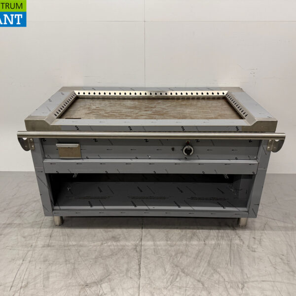 Edelstahl Teppanyaki Grillpfanne 144 cm GAS Horeca