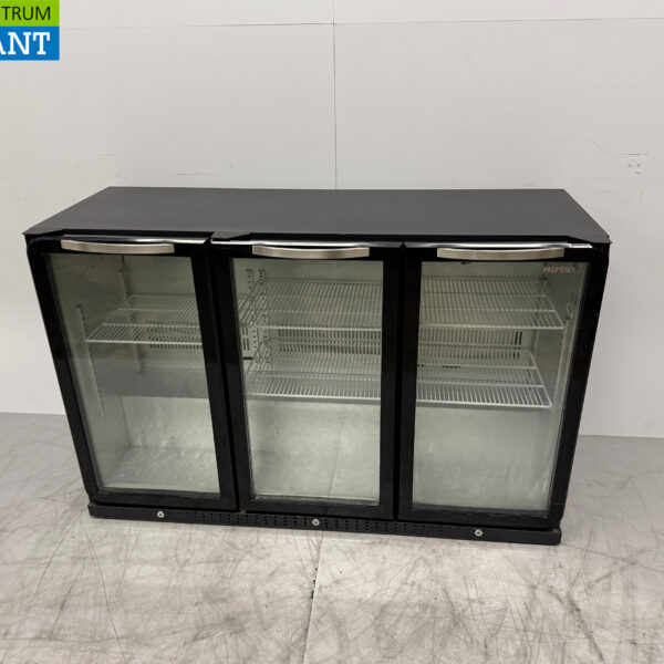 Husky Bar Cooler 3 Glas-Scharniertüren 135 cm 230V Horeca