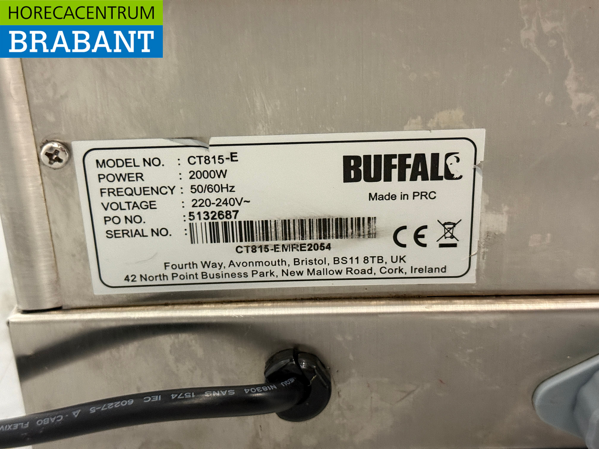 Edelstahl Buffalo CT815 Kaffeemaschine Kaffeemaschine 230V Horeca – Bild 5