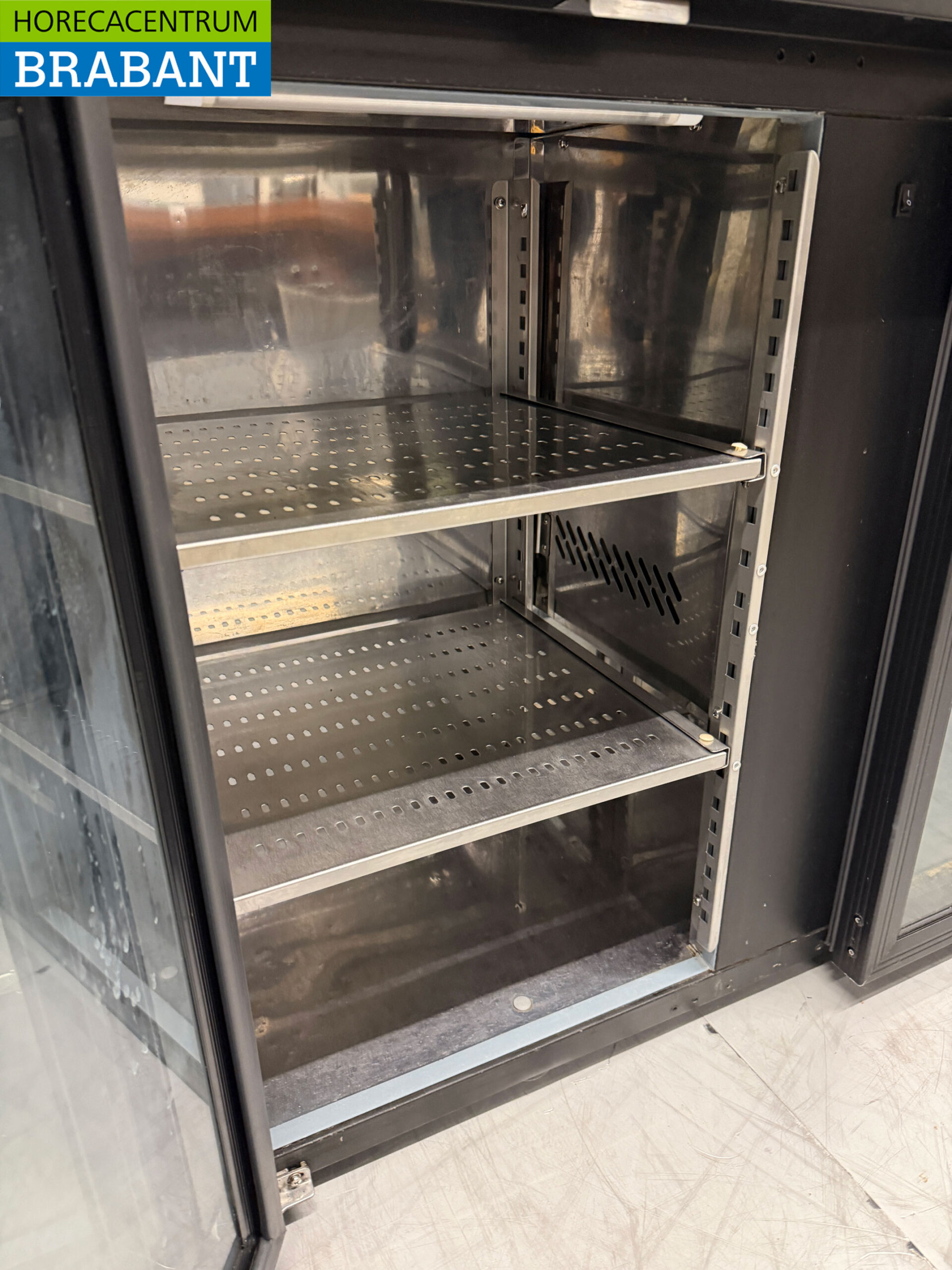 Bar-Kühlschrank 3 Glas-Flügeltüren 200,3 cm 230V Horeca – Bild 5