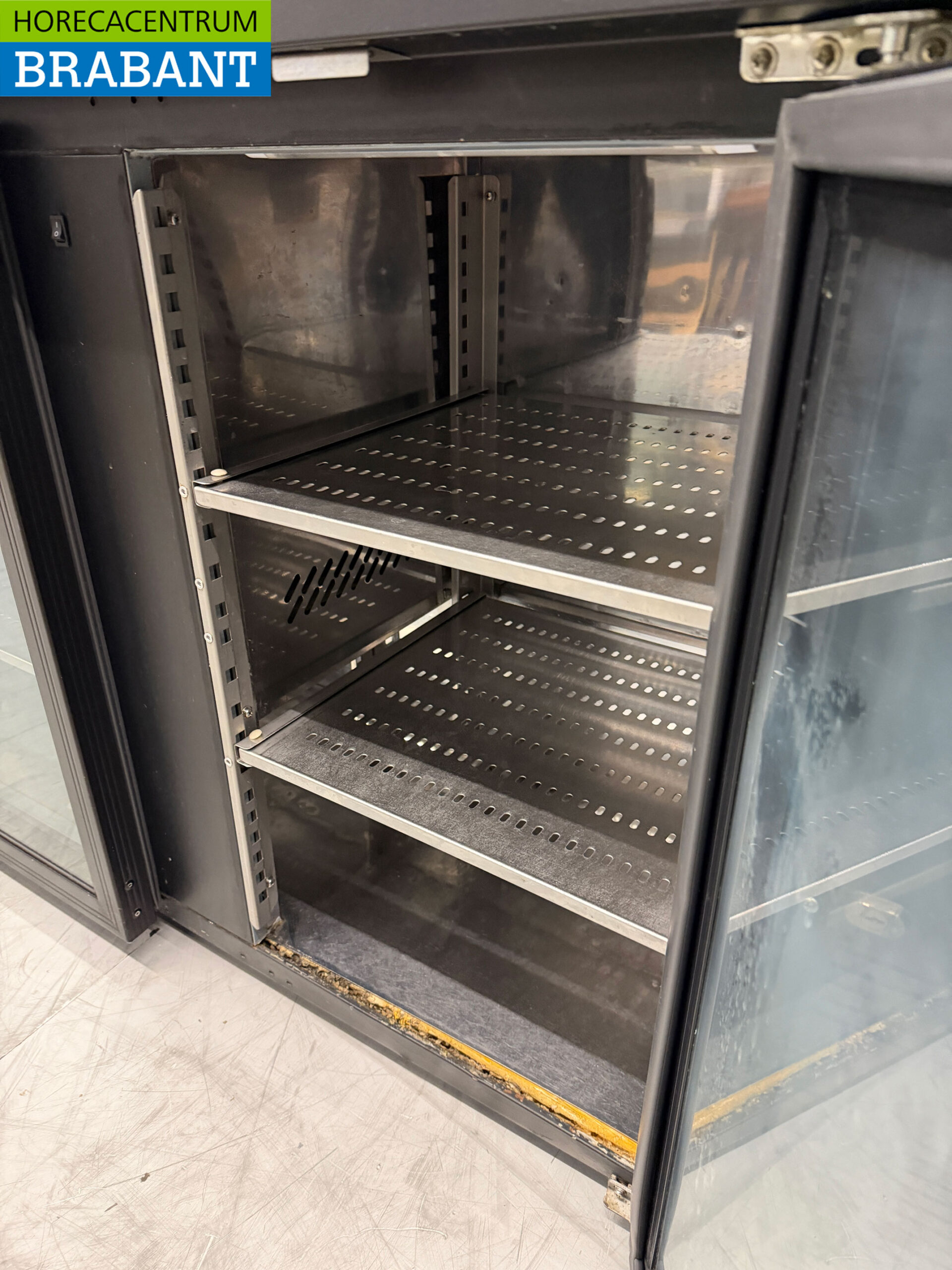 Bar-Kühlschrank 3 Glas-Flügeltüren 200,3 cm 230V Horeca – Bild 6