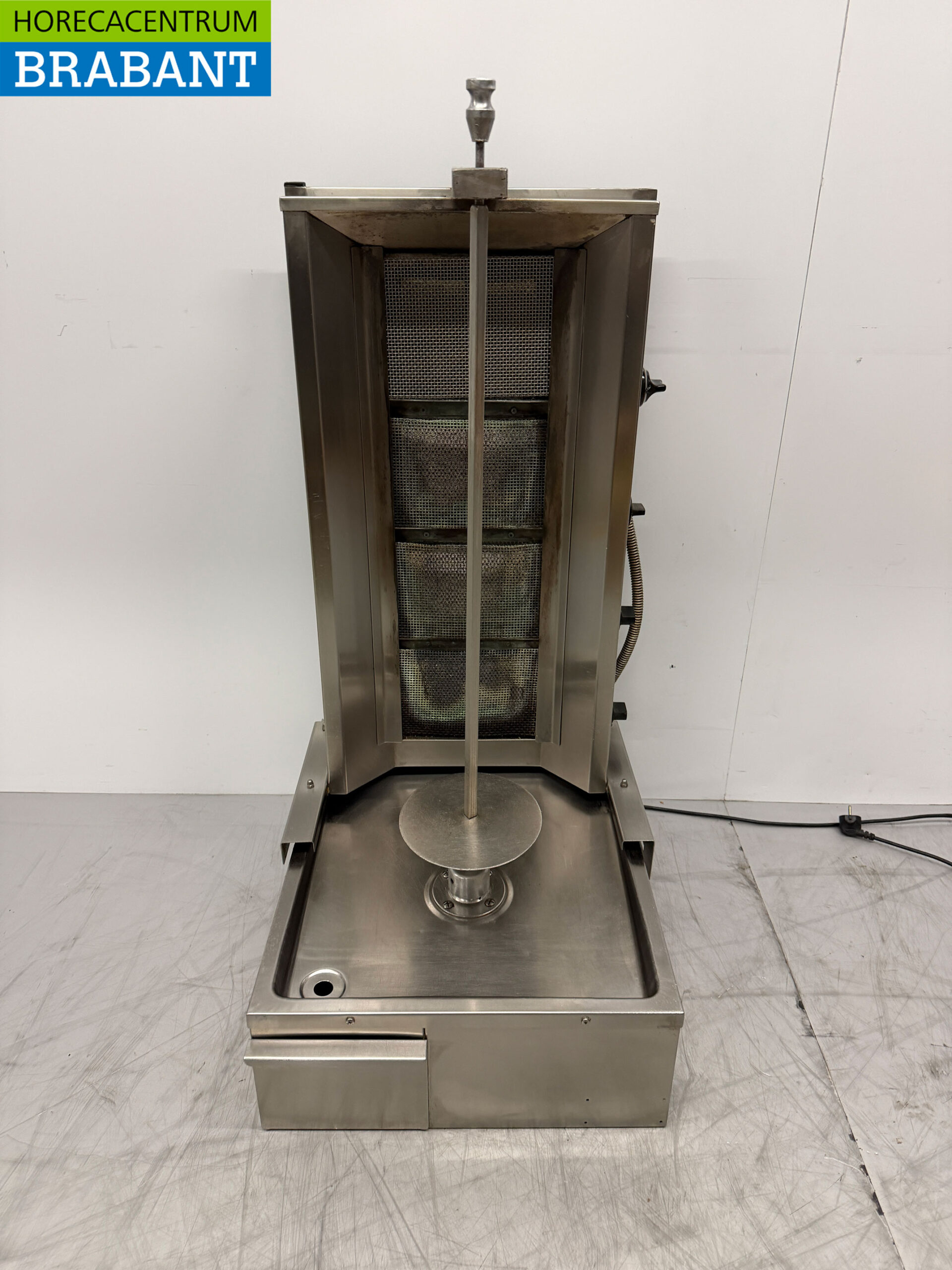 Dönergrill aus Edelstahl 4 Brenner Gas Catering