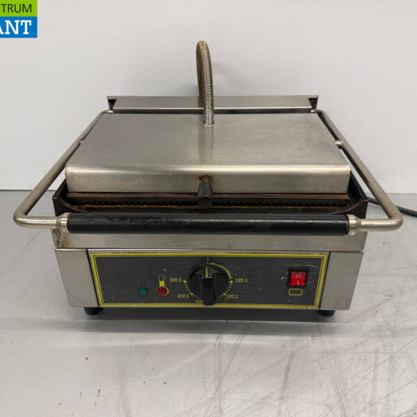 Edelstahl Rollengrill Kontaktgrill Paninigrill Gerippt 230V Horeca