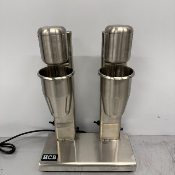 Edelstahl Double Milkshaker Milchshaker Milchshake-Mixer 750 ml 230V Horeca