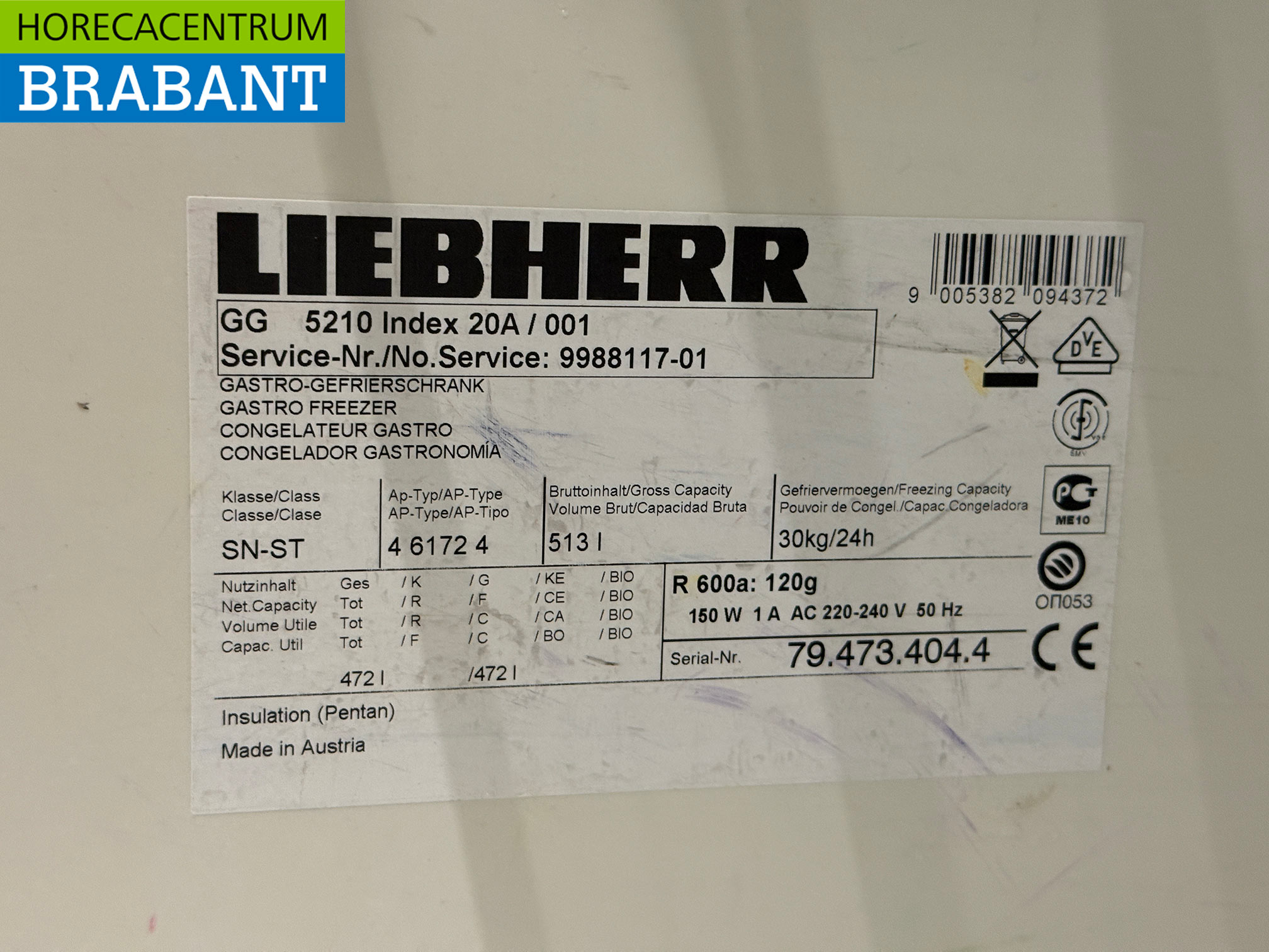 Liebherr Gefrierschrank 513 Liter 230V Horeca – Bild 5