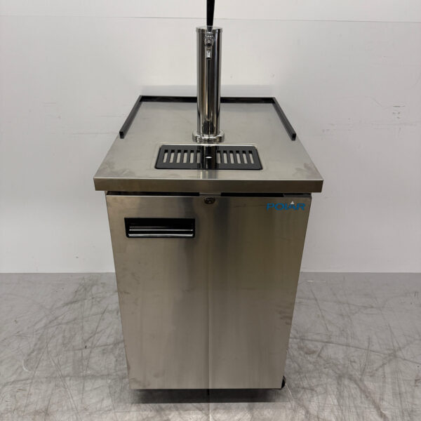 Polar GE632 Mobiler Bierkühler Fasskühler Bierzapfanlage mit Zapfhahn und Zubehör 230V Horeca