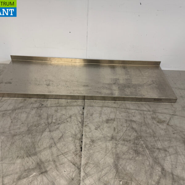 Wandregal aus Edelstahl 120 x 40 cm Catering