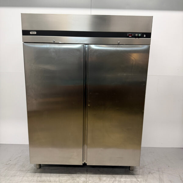 Zanussi Gefrierschrank aus Edelstahl, doppeltürig, 1350 Liter 230V Horeca