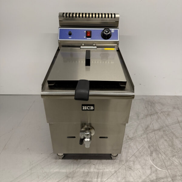HCB Edelstahl Friteuse 14 Liter PROPAAN GAS Catering