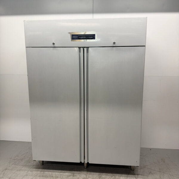 Edelstahl Rubbens Doppeltürige Gefriertruhe 1120 Liter 230V Horeca