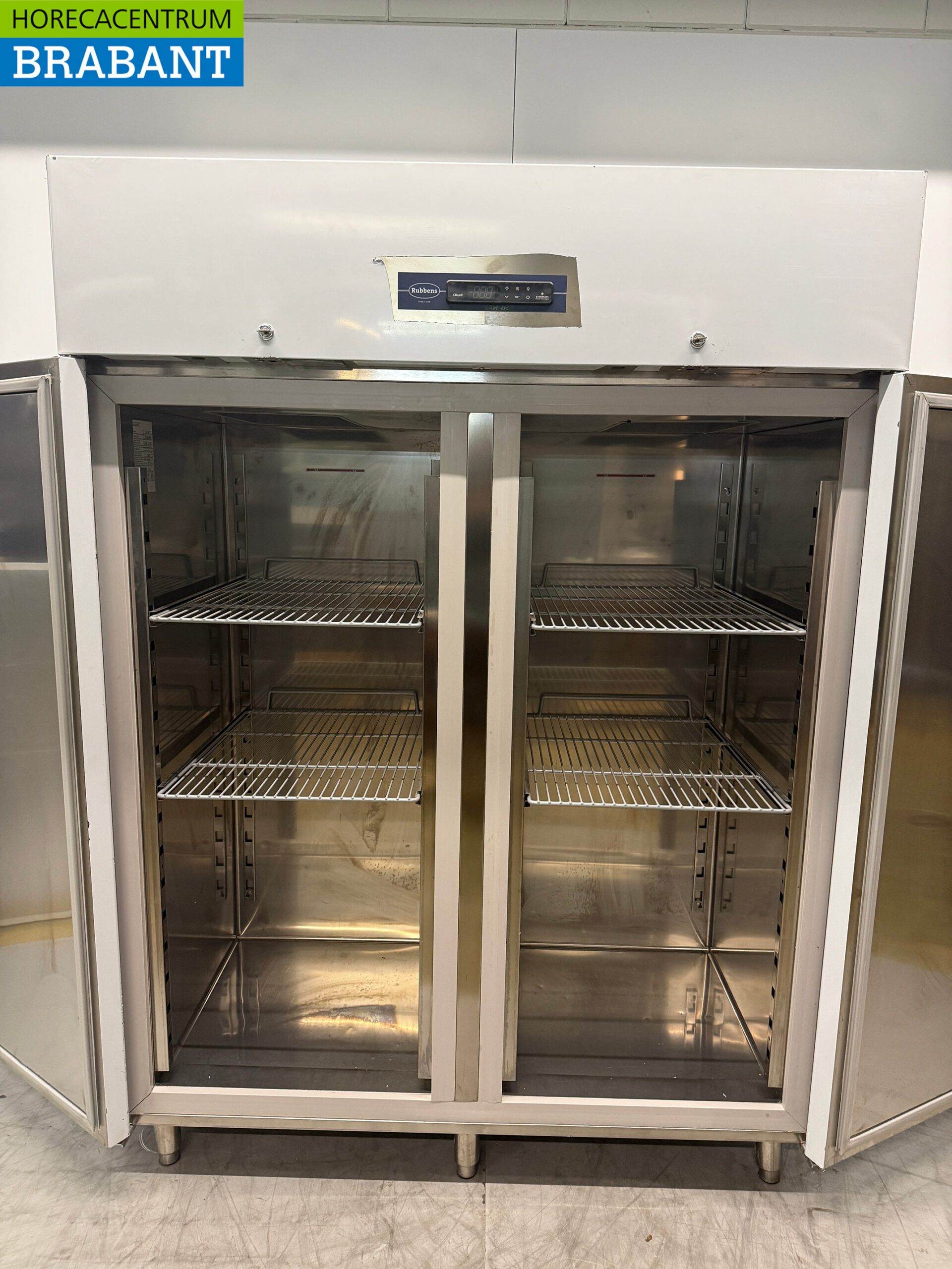 Edelstahl Rubbens Doppeltürige Gefriertruhe 1120 Liter 230V Horeca – Bild 4