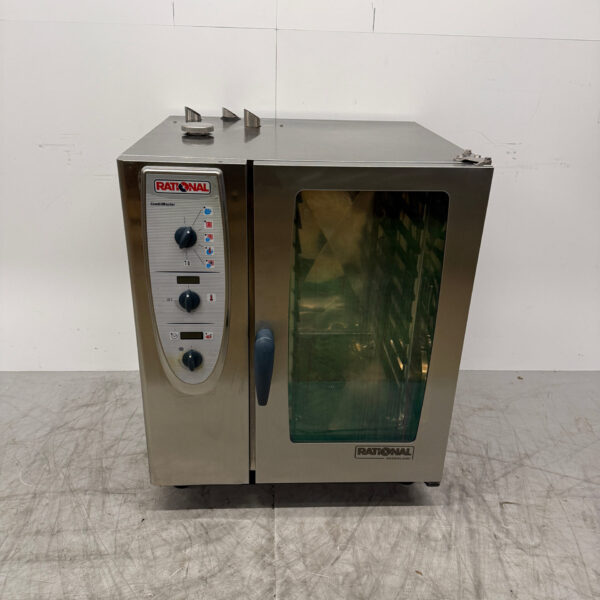 Edelstahl Rational CombiMaster Combisteamer 10 x 1/1 GN GAS Horeca