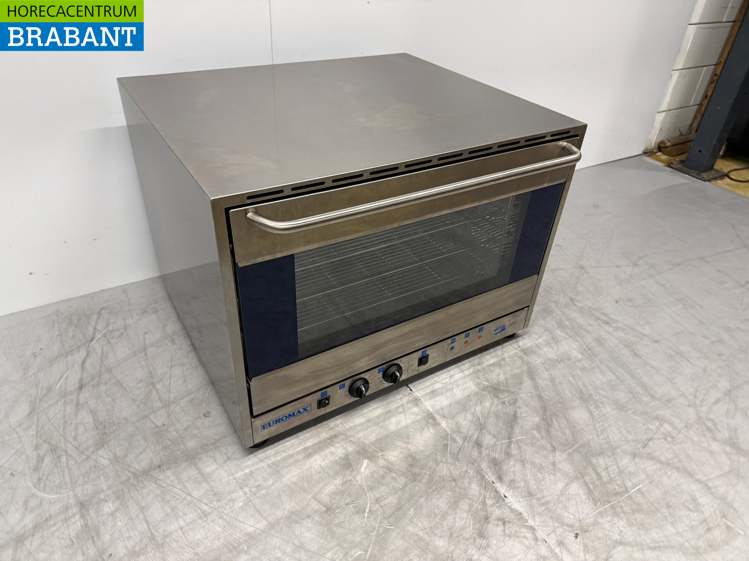 Euromax Umluftofen aus Edelstahl mit Feuchtigkeitszufuhr 4x 60x40 oder 1/1GN 400V Horeca – Bild 3