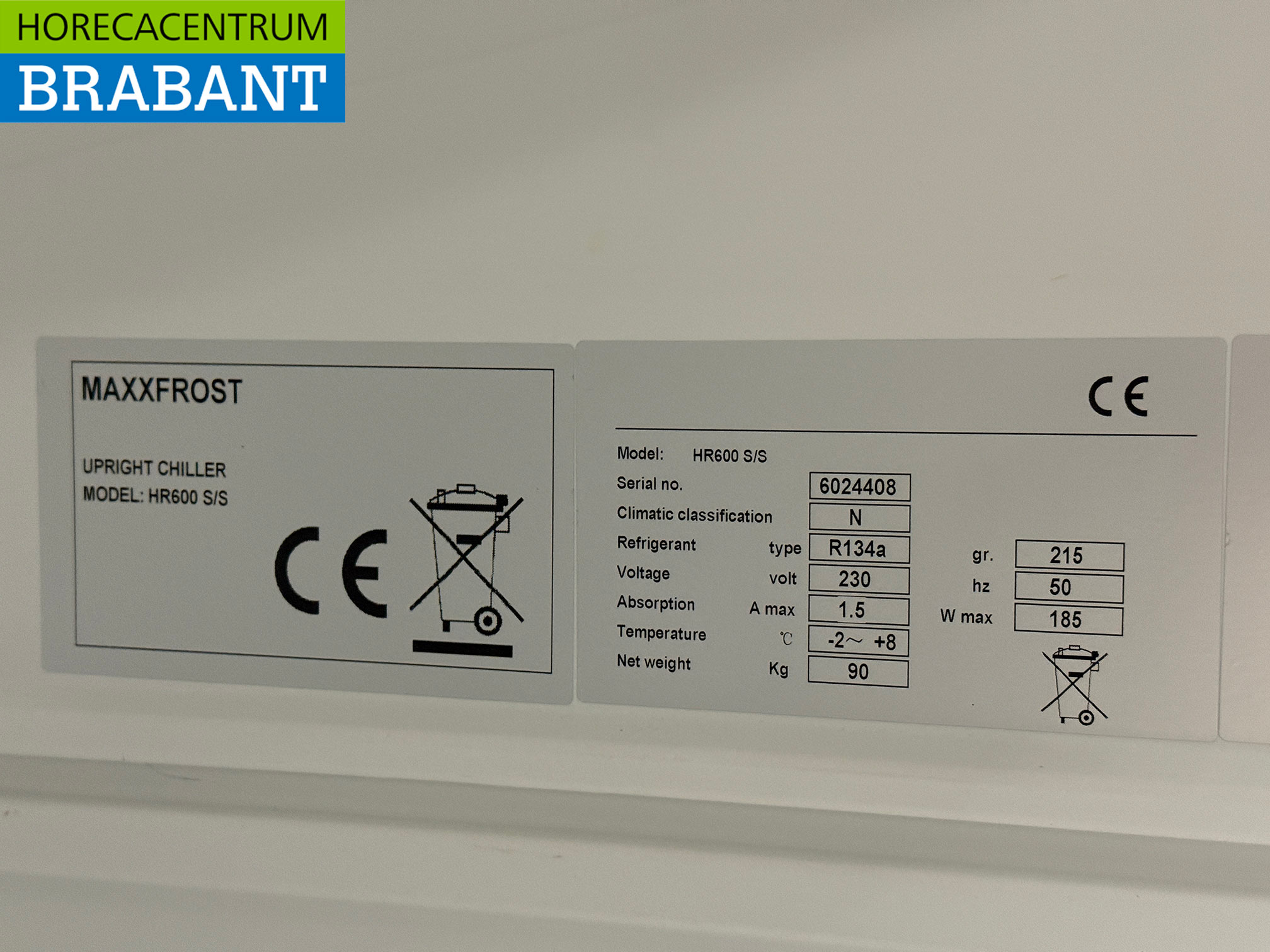 Edelstahl Maxxfrost Kühlschrank 570 Liter 230V Horeca – Bild 5