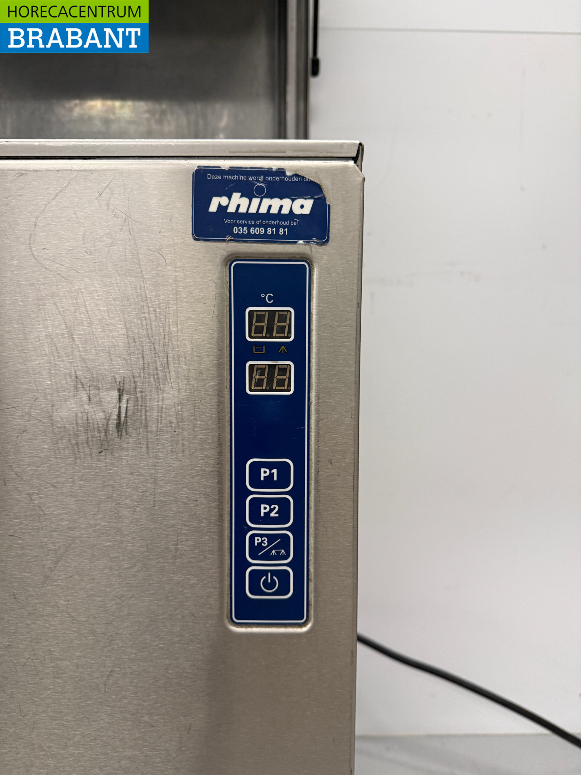 Rhima WD-7 Durchschubwaschanlage aus Edelstahl mit Frontwaschanlage und Geschirrspüler 400V Horeca – Bild 7