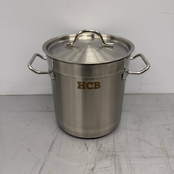 HCB Edelstahl Suppentopf Kochtopf Induktion 20 x 20 cm 6 Liter Catering