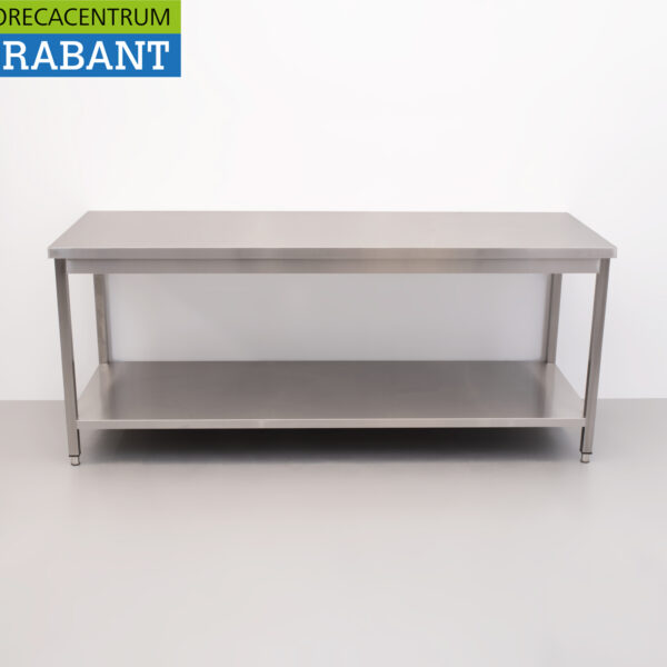 HCB Edelstahl Arbeitstisch Basic-line 200 x 70 x 85 cm Catering