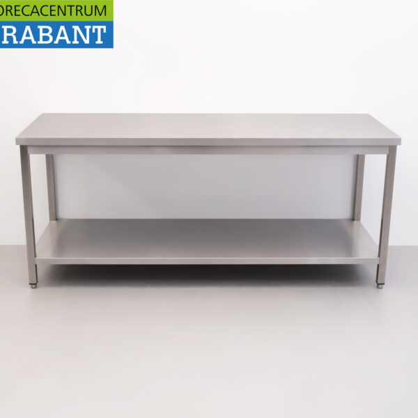 HCB Edelstahl Arbeitstisch Premium-line 200 x 70 x 85 cm Catering