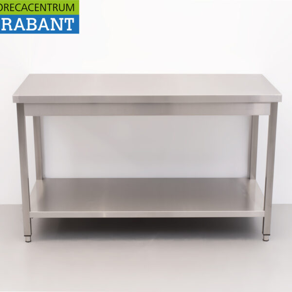 HCB Edelstahl Arbeitstisch Basic-line 140 x 60 x 85 cm Catering