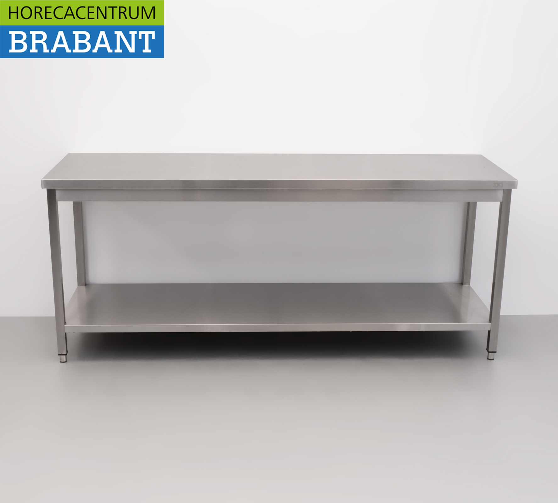 HCB Edelstahl Arbeitstisch Basic-line 200 x 60 x 85 cm Catering