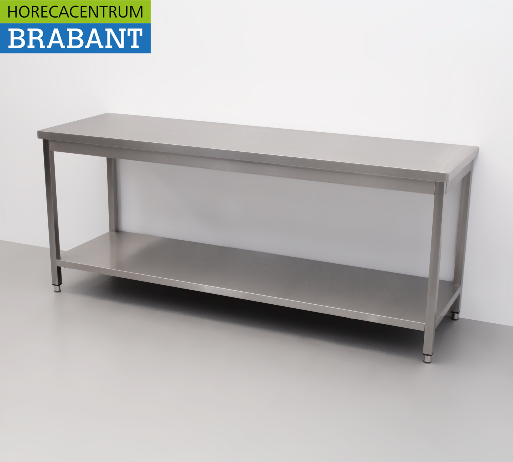 HCB Edelstahl Arbeitstisch Basic-line 200 x 60 x 85 cm Catering – Bild 2