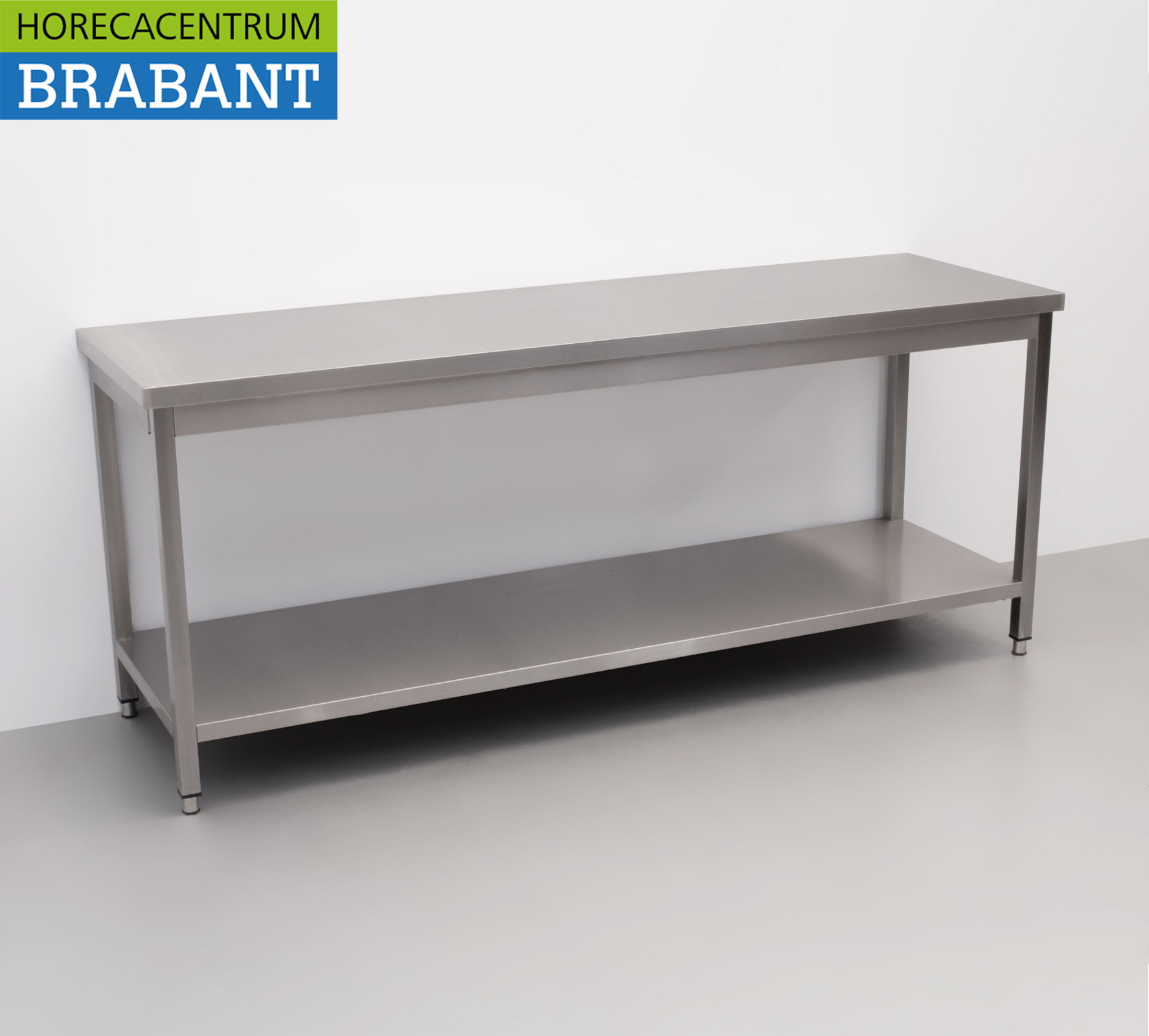 HCB Edelstahl Arbeitstisch Basic-line 200 x 60 x 85 cm Catering – Bild 3
