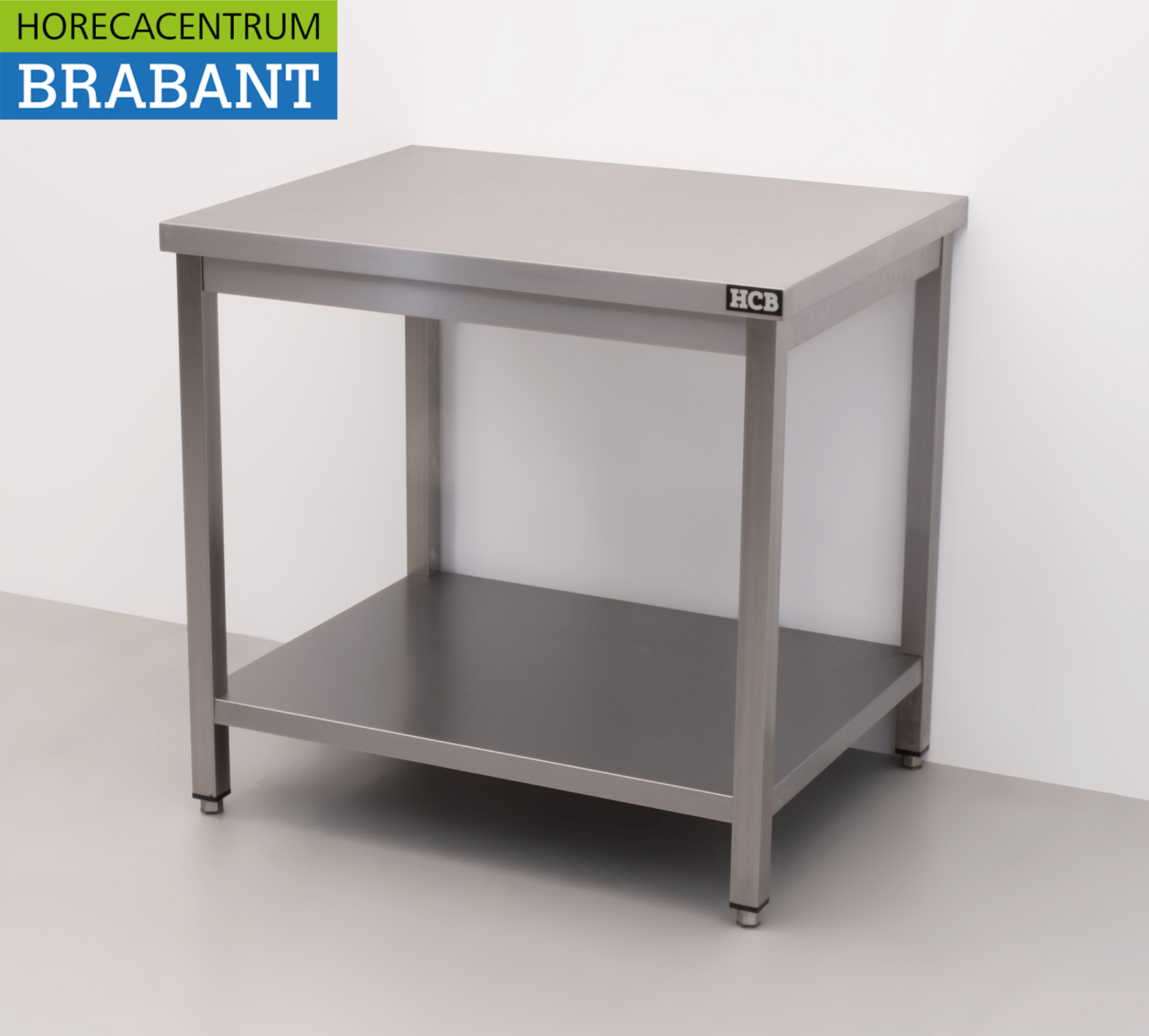 HCB Edelstahl Arbeitstisch Premium-line 90 x 70 x 85 cm Catering – Bild 2