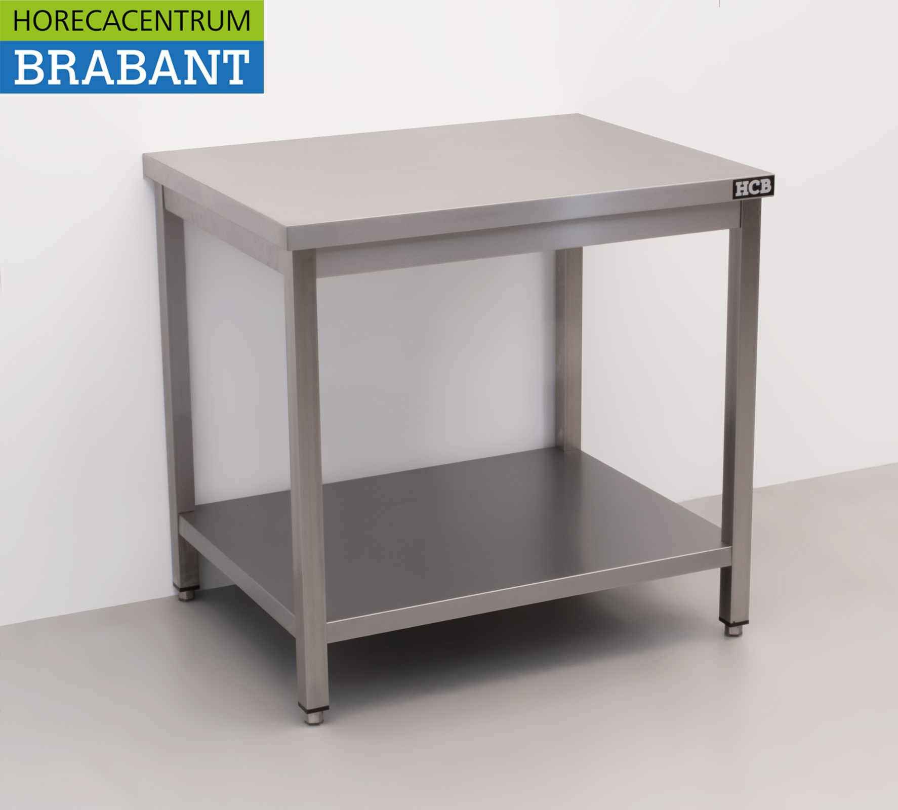 HCB Edelstahl Arbeitstisch Premium-line 90 x 70 x 85 cm Catering – Bild 3