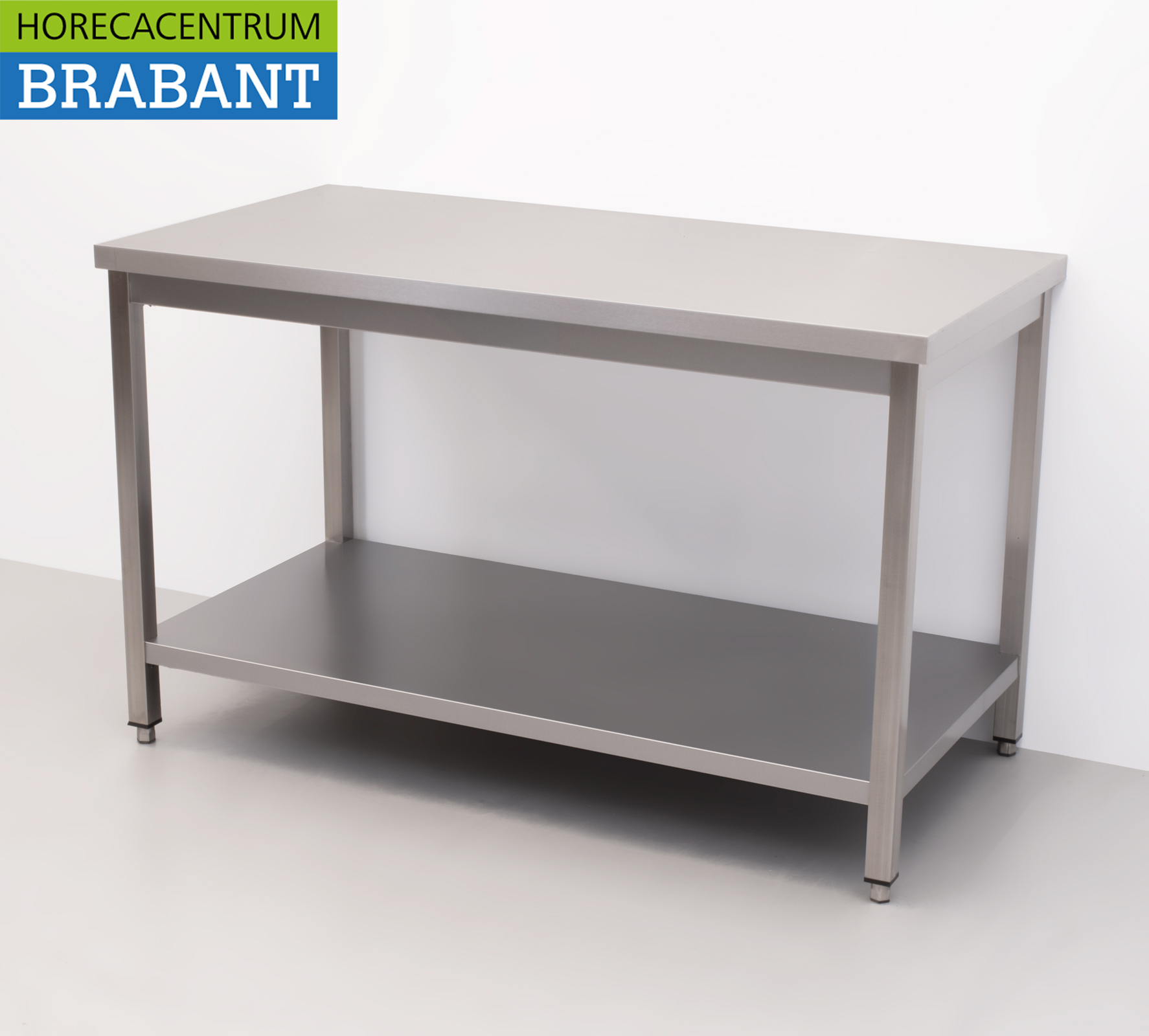 HCB Edelstahl Arbeitstisch Premium-line 140 x 70 x 85 cm Catering – Bild 2