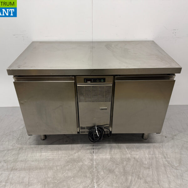 Edelstahl Zanussi Gefrierschrank Werkbank 2 Türen 127,5 cm 230V Horeca
