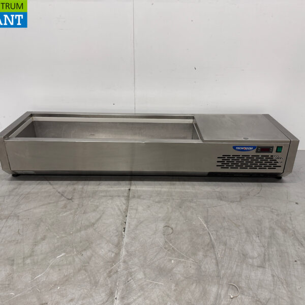 Tecnodom Saladiere aus Edelstahl 6 x 1/3 GN 140 cm 230V Horeca