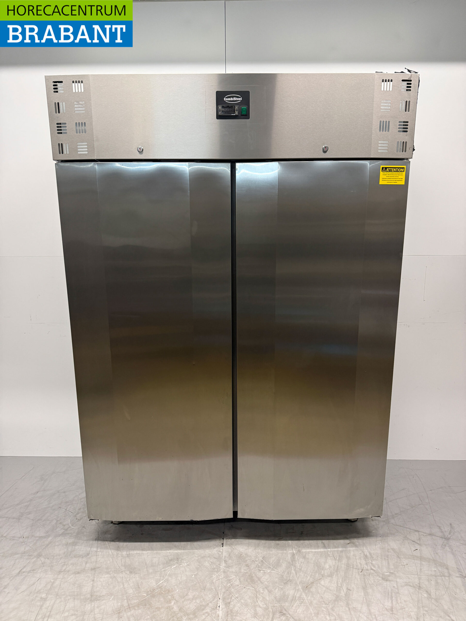 Edelstahl Combisteel Doppeltüriger Kühlschrank 1200 Liter 230V Horeca