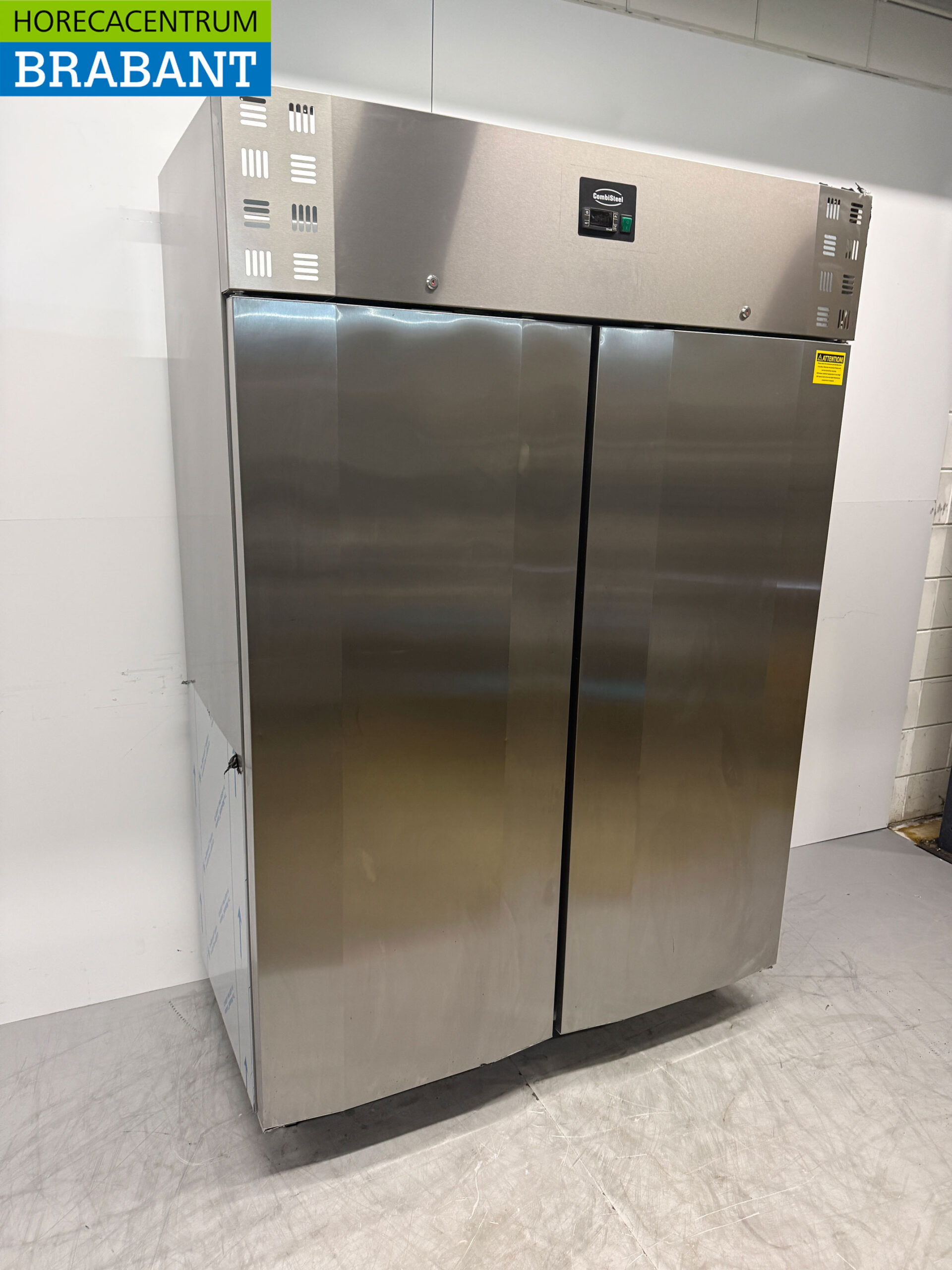 Edelstahl Combisteel Doppeltüriger Kühlschrank 1200 Liter 230V Horeca – Bild 2