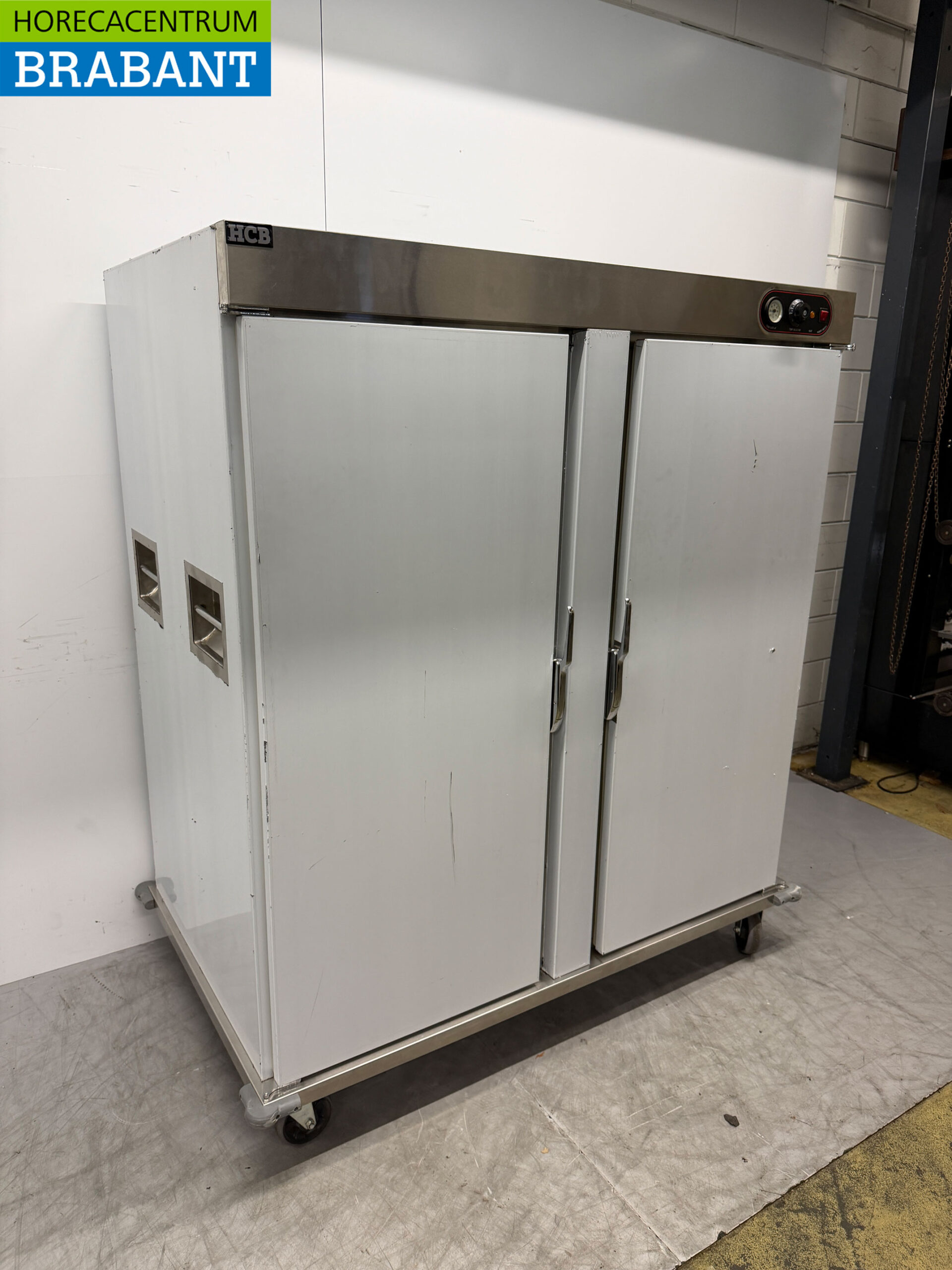 Edelstahl Bankettwagen Wärmeschrank 2 Türen 22 x 2/1 GN 230V Horeca – Bild 3