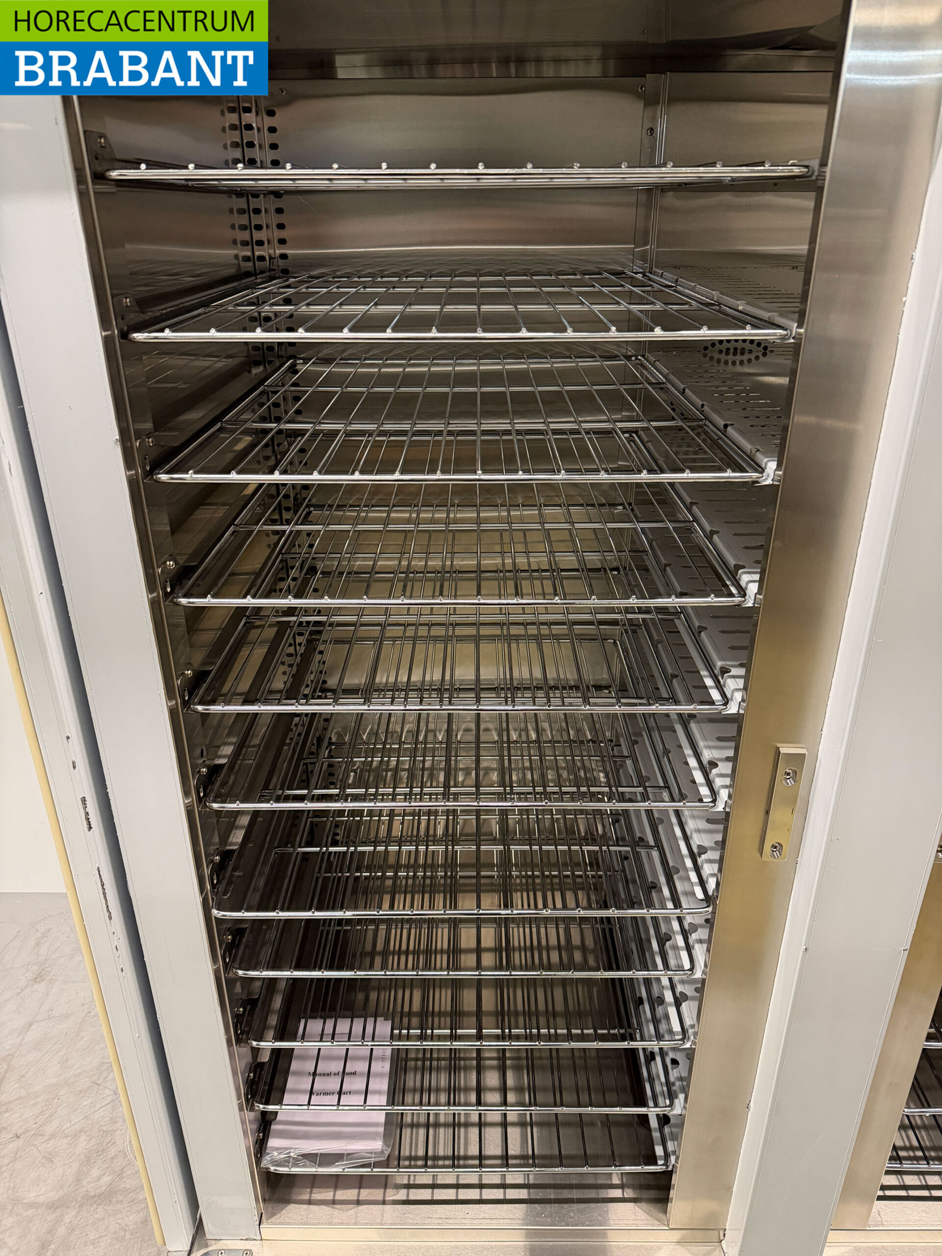 Edelstahl Bankettwagen Wärmeschrank 2 Türen 22 x 2/1 GN 230V Horeca – Bild 5