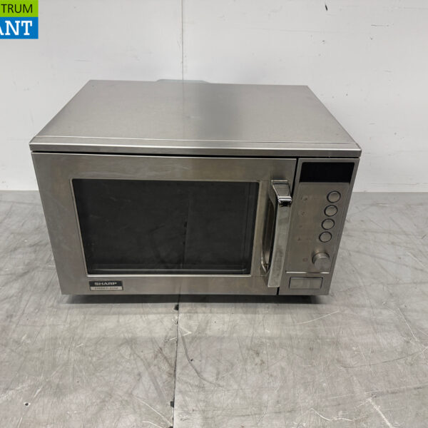 Edelstahl Mikrowelle Sharp R-25AM 2100 Watt 230V Catering