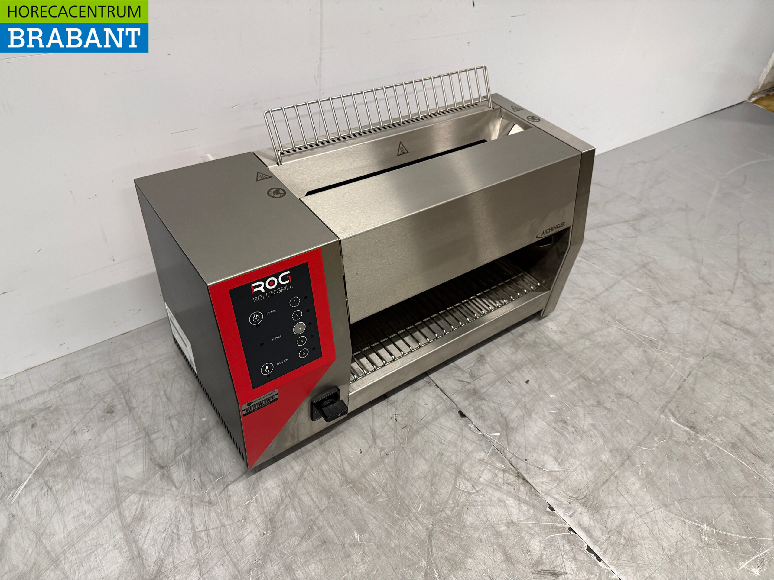 Edelstahl Aichinger Fleischgrill Fischgrill Steakgrill Steakgrill Grill 400V Horeca – Bild 3
