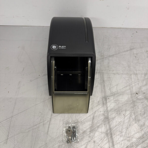 Schwarz Satino ST10 Schwarzer Toilettenpapierspender Catering