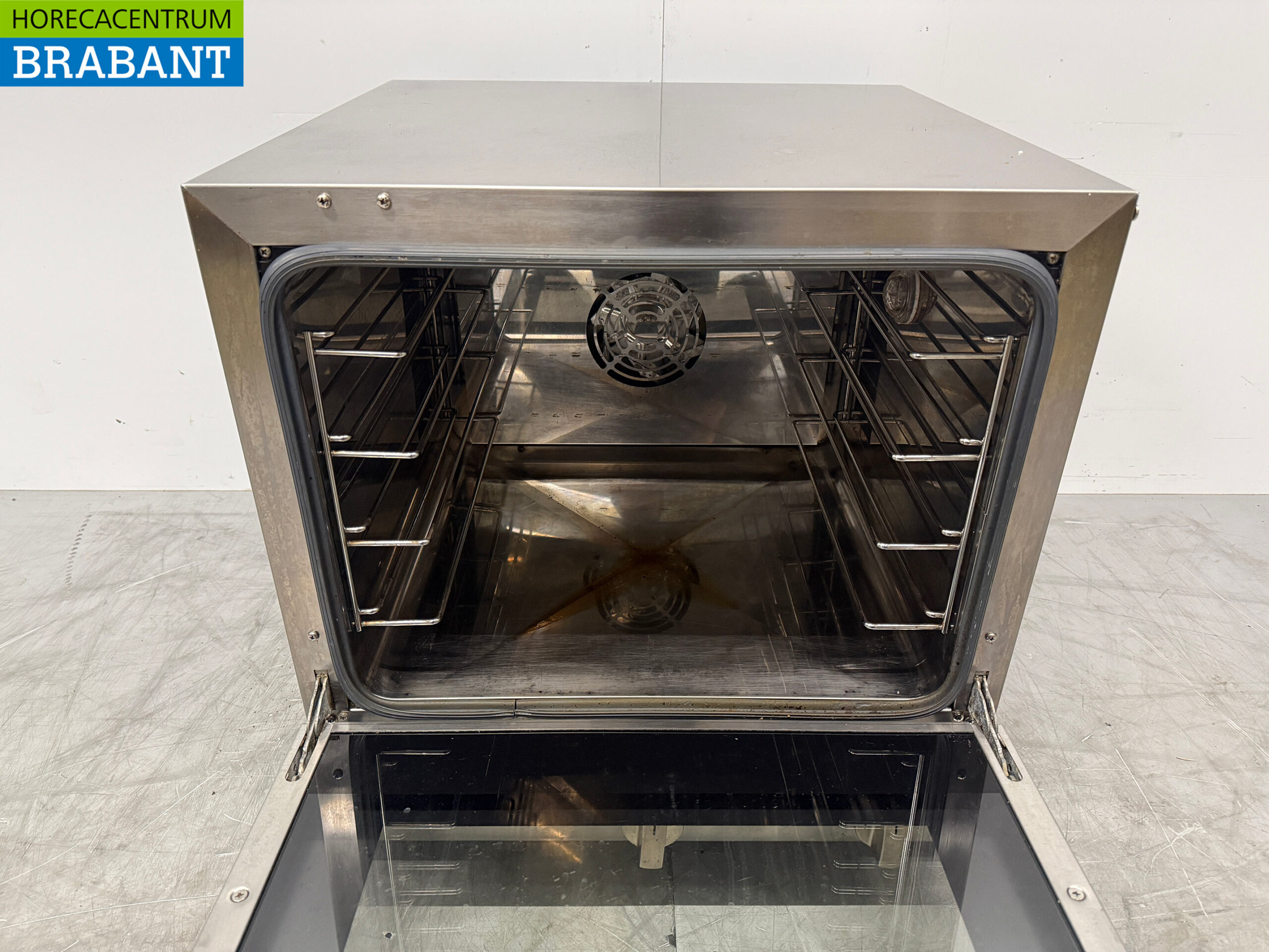 Piron Heißluftofen aus Edelstahl mit Feuchtigkeitszufuhr 4 x 442x325mm 230V Horeca – Bild 4