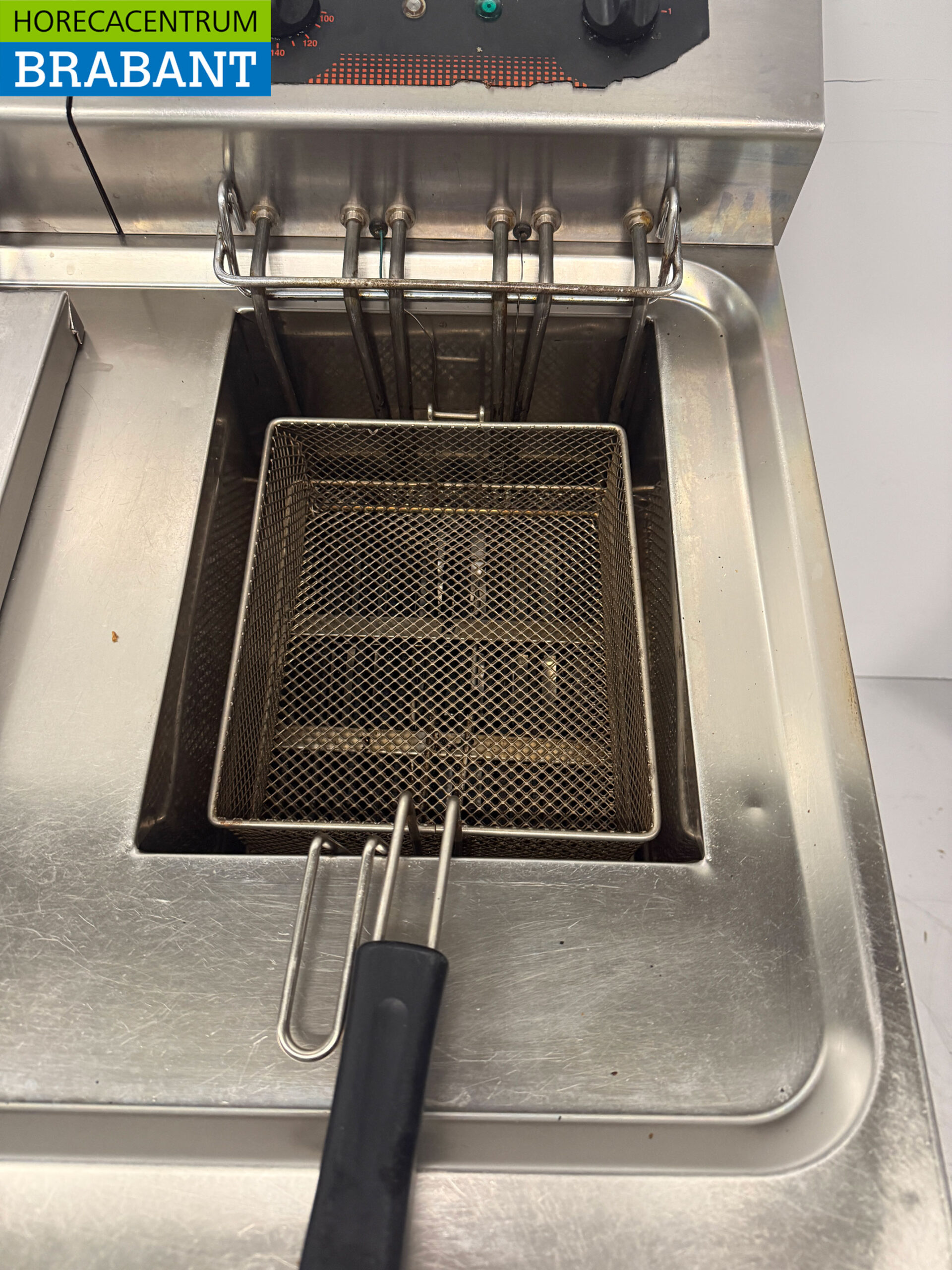 Profinox Edelstahl Doppelfritteuse 2 x 12 Liter 400V Horeca – Bild 5