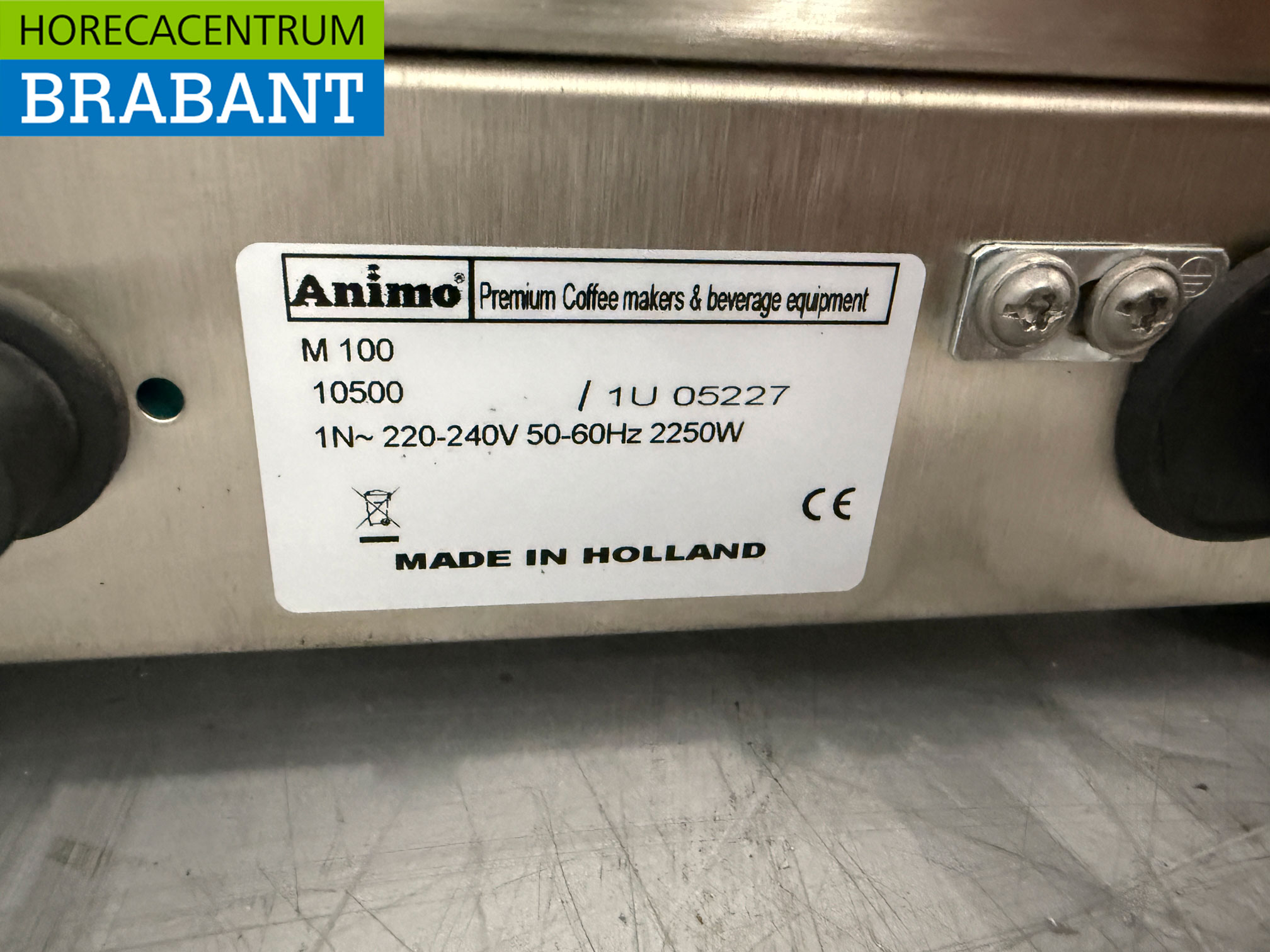 Animo M100 Kaffeemaschine aus Edelstahl 1,8 Liter 230V Horeca – Bild 5