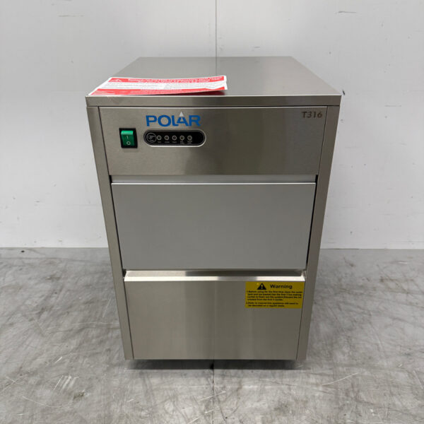 Polar T316 Eiswürfelmaschine aus Edelstahl 20 kg/24h 230V Horeca