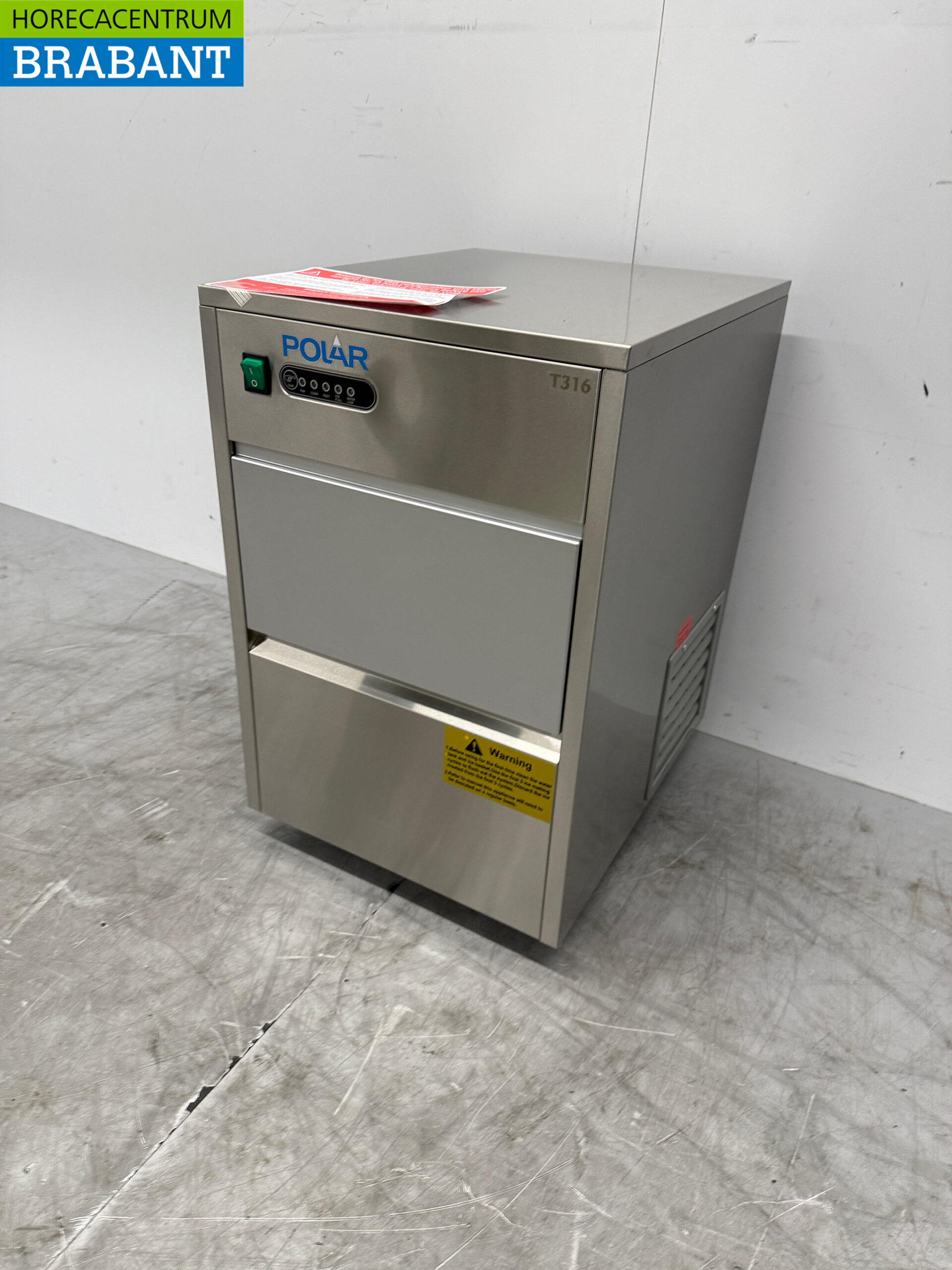 Polar T316 Eiswürfelmaschine aus Edelstahl 20 kg/24h 230V Horeca – Bild 2