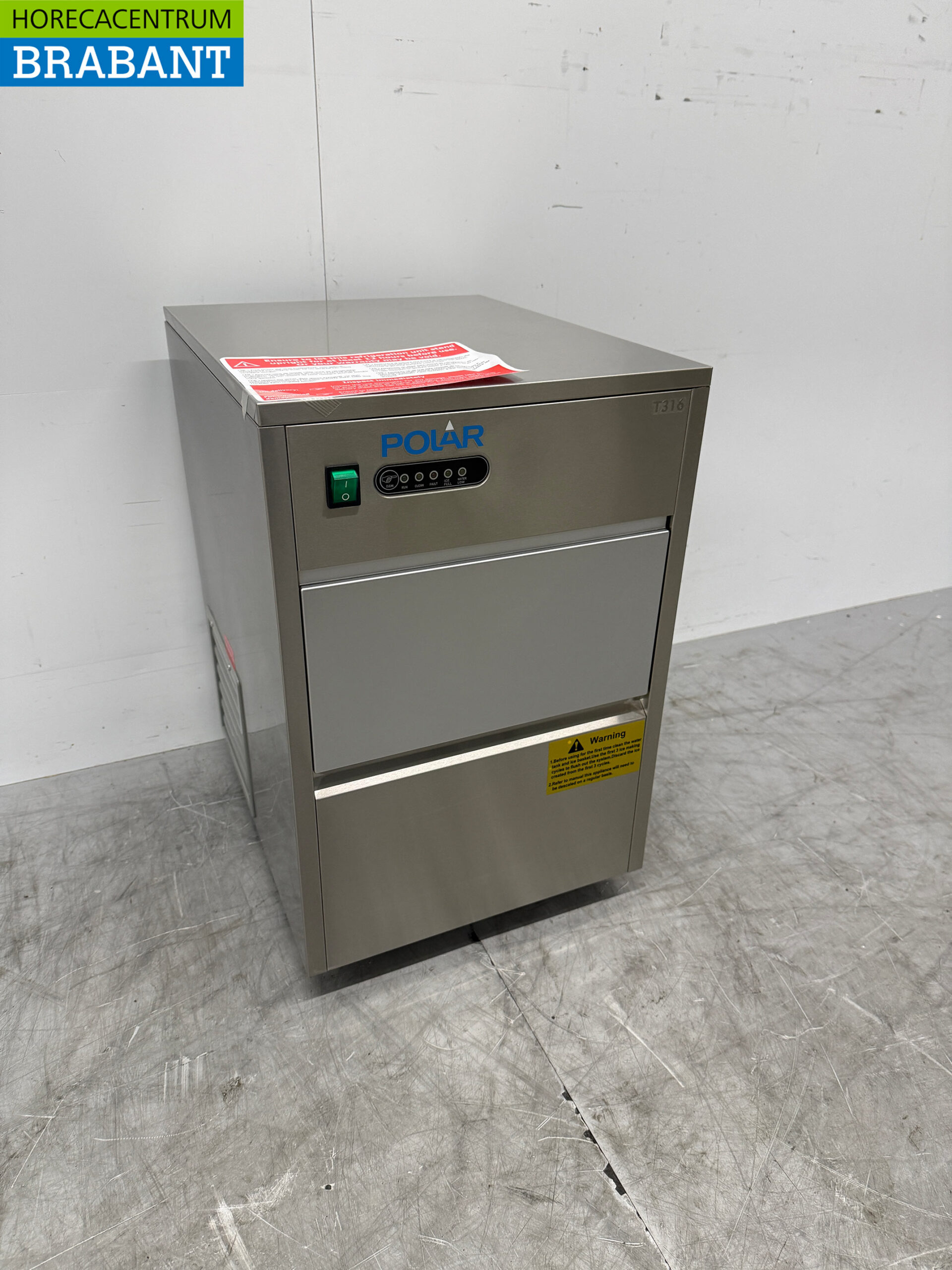 Polar T316 Eiswürfelmaschine aus Edelstahl 20 kg/24h 230V Horeca – Bild 3